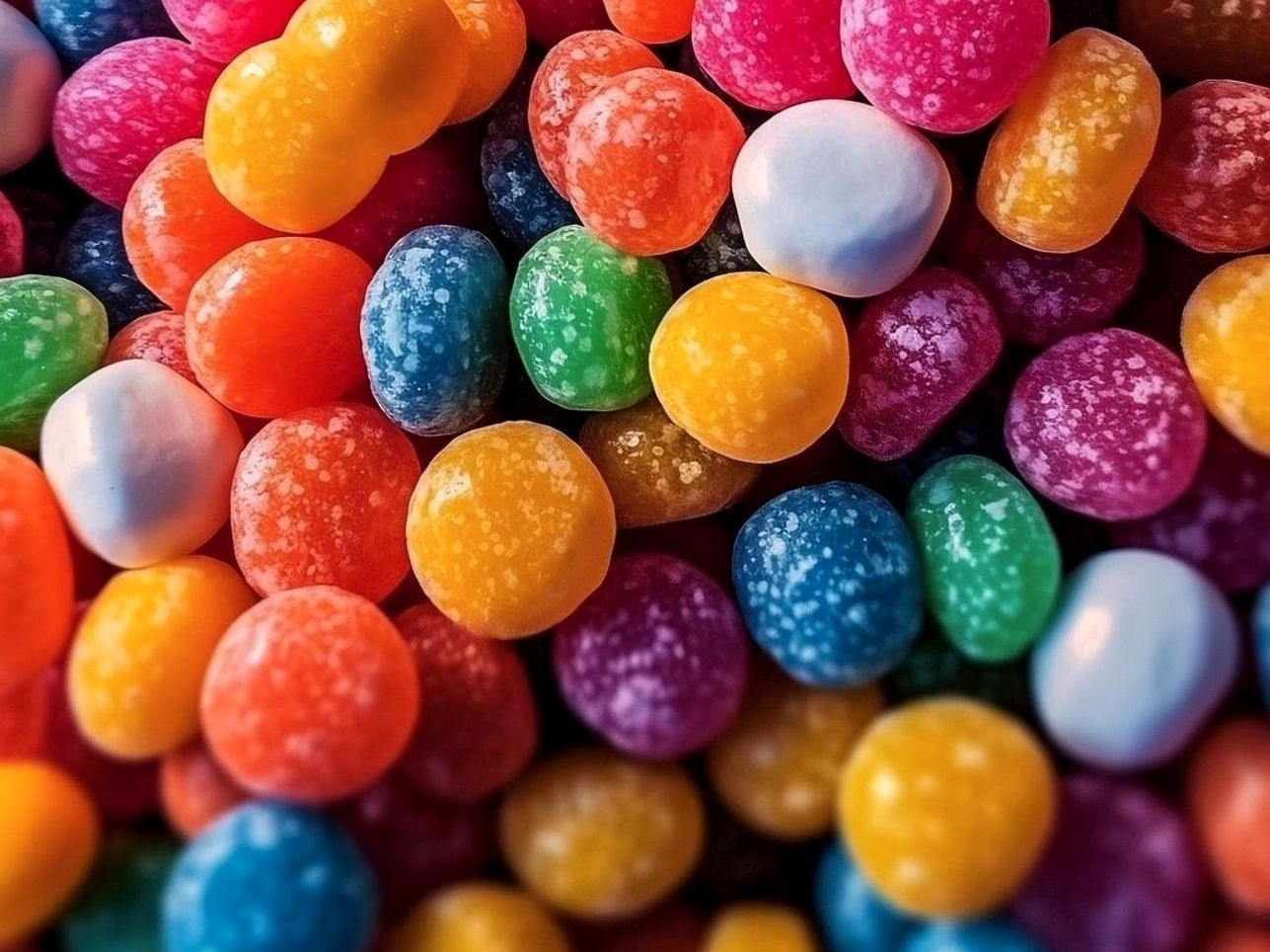 Sugar-Dusted Jelly Sweets